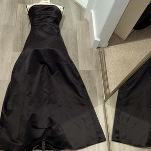 Gourgeous black satin dress